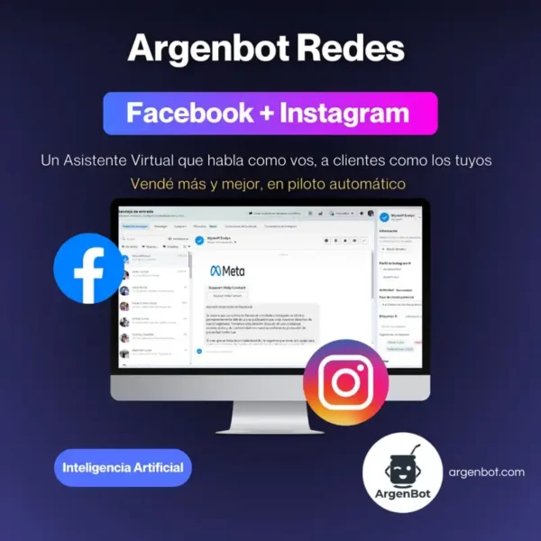 Argenbot Redes (Facebook + Instagram)
